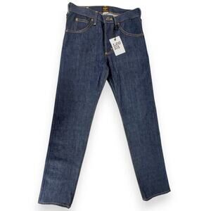 Lee 101 Mens 28x32 Jeans Selvedge Denim Blue Raw Cone White Oak‎ USA